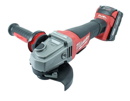 Esmeriladora Angular Inalámbrica Milwaukee M18 2780-22 Color Rojo + Accesorios