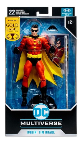 Figura de acción Robin Tim Drake McFarlane Toys Gold Label 18 cm