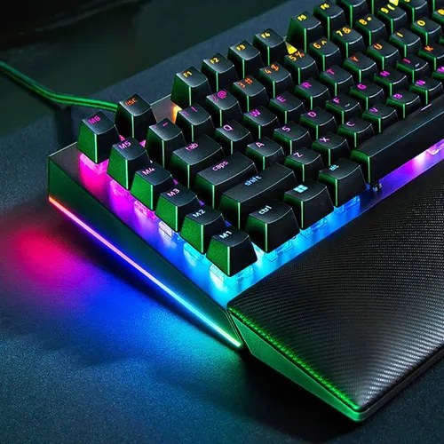 Teclado Gamer Razer Blackwidow V4 Yellow Switch Inglés