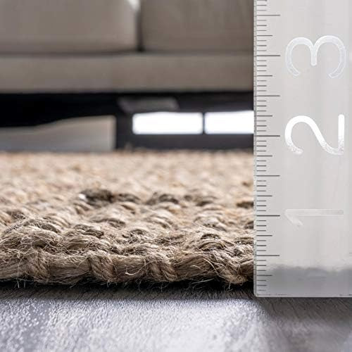 Nuloom Daniela Farmhouse Tapete Robusto De Juta, 3 X 5, Na
