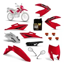 Comprar Carenagem Bros 150 2009u002F2012 + Adesivos Piscas Retrovisores