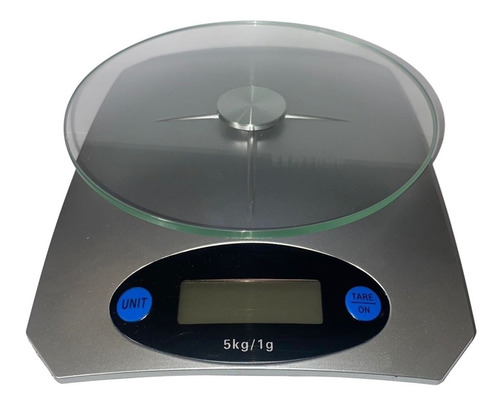 Balança Digital De Cozinha Alta Precisão 5 Kgs -profissional Capacidade máxima 5 kg Cor Prata