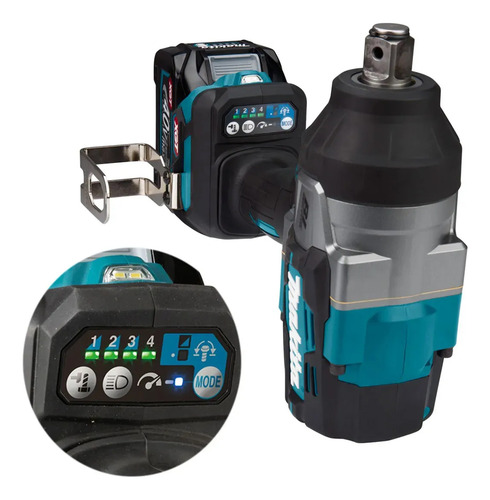 Llave de impacto inalámbrico Makita Professional Tw001gz 220V turquesa