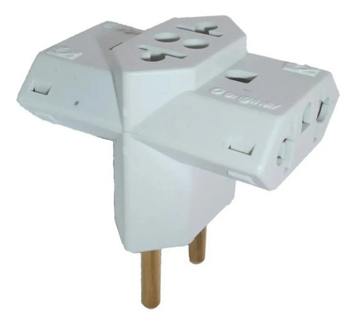 Adaptador T De Tomada Plug Pino 10a Benjamin 1 Peca Para Tod