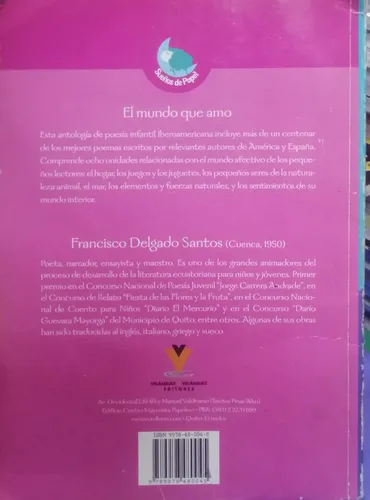 El Mundo Que Amo. Poesía Iberoamericana Infantil. (Reacondicionado)