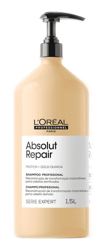 Absolut Repair Gold Quinoa Shampoo De 1,5l - L'oréal