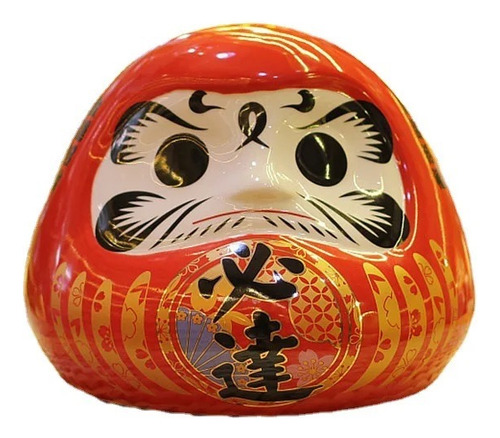 Figura De Daruma / Engimono Amuleto Chino - Alcancía