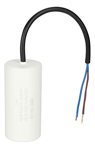 Cbb60 Run Capacitor With Wire Lead 250v Ac 100uf 50/60h...