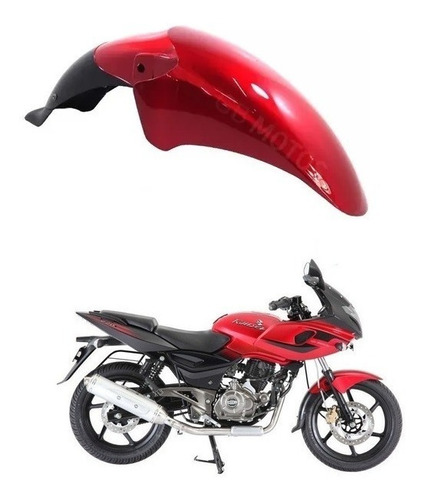 Guardabarros Rojo Bajaj Rouser 220 180 Original Gb Motos