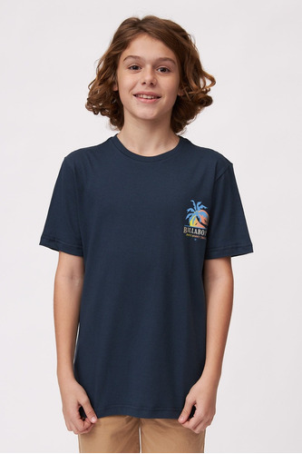 Remera Niños Billabong Wave Lounge Tee Boys Manga Corta