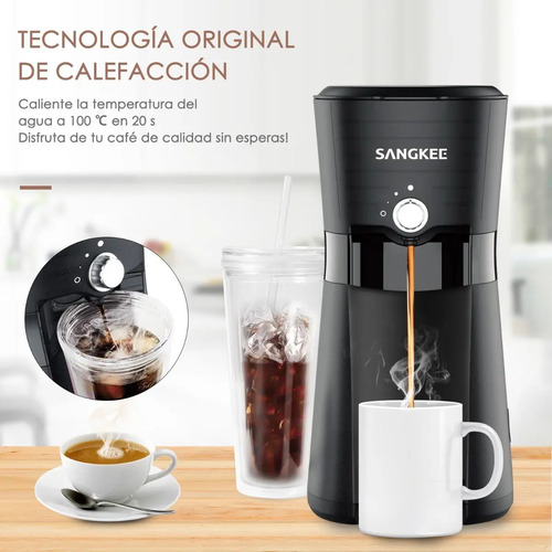 Cafetera De Goteo/café Frío Y Caliente, 3 Modos Goteo Y Vaso | Meses sin  intereses
