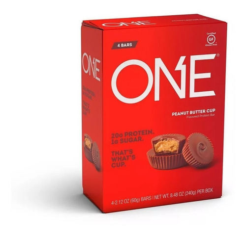 One Bar Protein Bar - Peanut Butter Cup - 4ct 