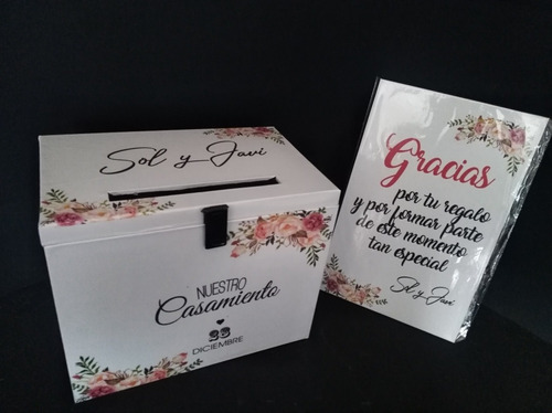 Imagen 2 de 10 de Urna Regalos Buzon Especial Bodas/ Casamientos