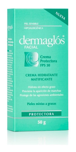 Crema Facial Mat P Mix A Gras F30 X50gr Dermaglos