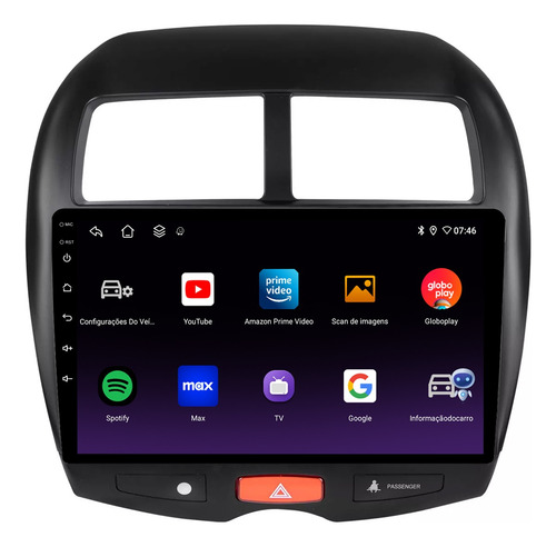 Kit Multimidia Asx 10p Android 14 Carplay 2gb 64gb