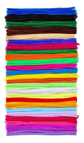 Yo) 500 Pcs Chenille Stems Colorful Pipe Cleaner