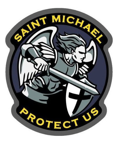 San Michael Proteger Nosotros Moderno Vinilo M