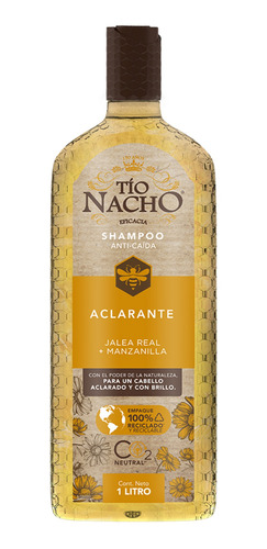 Tío Nacho Aclarante Anticaida Jalea Real + Manzanilla 1litro