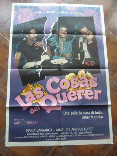 Poster De Cine / Las Cosas Del Querer / 1989
