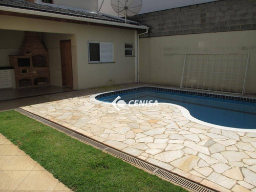 Casa Com 4 Dormitórios À Venda, 240 M² - Condomínio Esplendor - Indaiatuba/sp - Ca1920