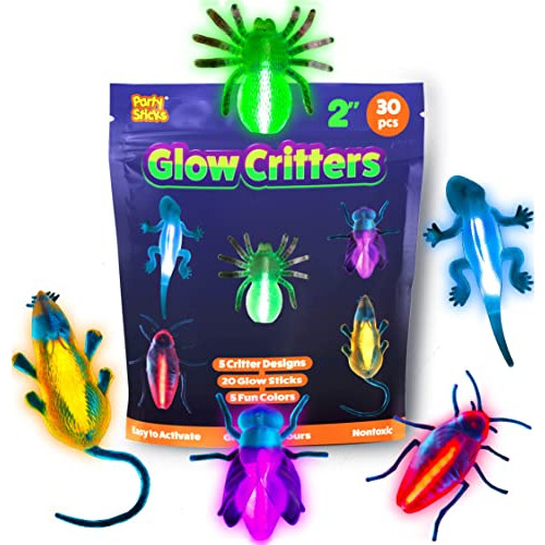 Glow Critters Y Halloween Trick Or Treat Glow Skeletons And 