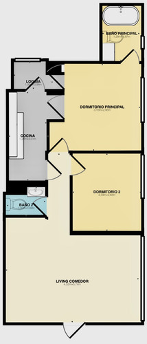 Departamento Dos Dormitorios Primer Piso