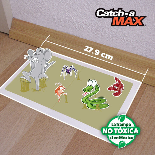 Catch-a Max Multi Trampas De Pegamento Grande En Papel