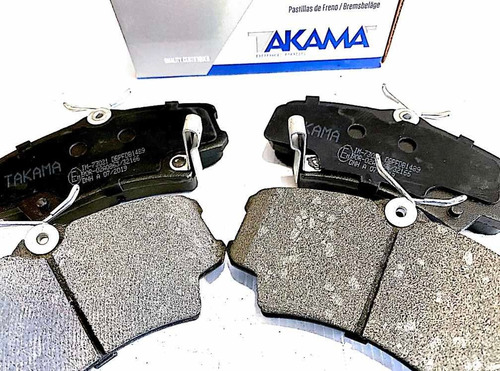 Imagen 3 de 3 de Pastillas De Freno Delanteras Honda Civic 2006-2011 Takama