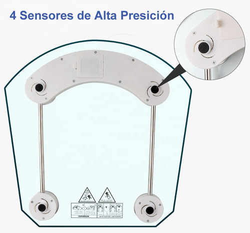 Imagen 3 de 9 de Balanza Electronica Digital Hasta 150 Kg Pettish Online