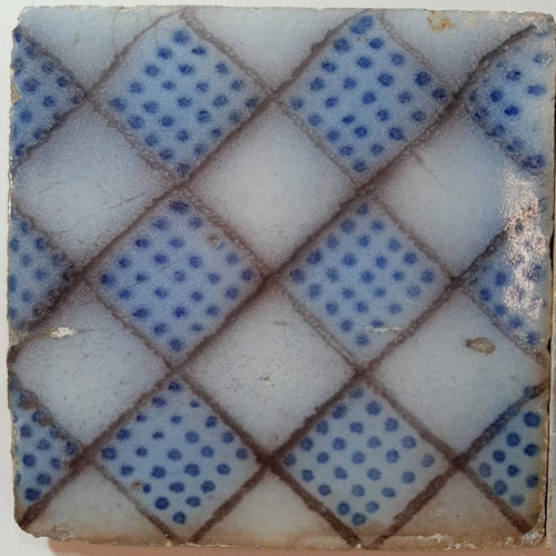 Antiguo Azulejo Pas De Calais 7708