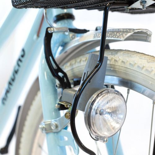Imagen 4 de 10 de Bicicleta Paseo Dama Randers R26 Canasto Luz Shimano 7 Veloc