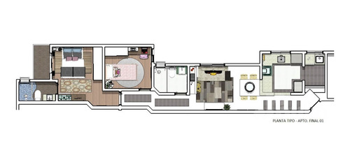 Imagem 7 de 10 de Excelente Apartamento Com 55 Metros - Parque João Ramalho - - 1033-10777