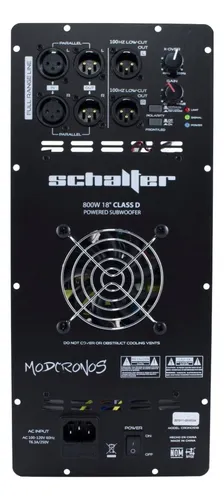 comprar Schalter MODCRONOS Subwoofer Profesional 800W RMS 5.1 Negro