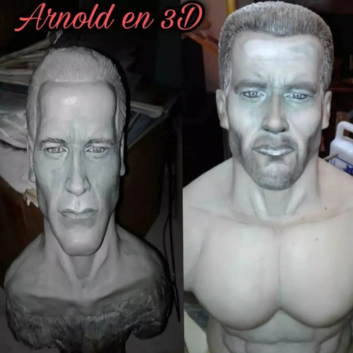 Escultura Arnold Schwarzenegger