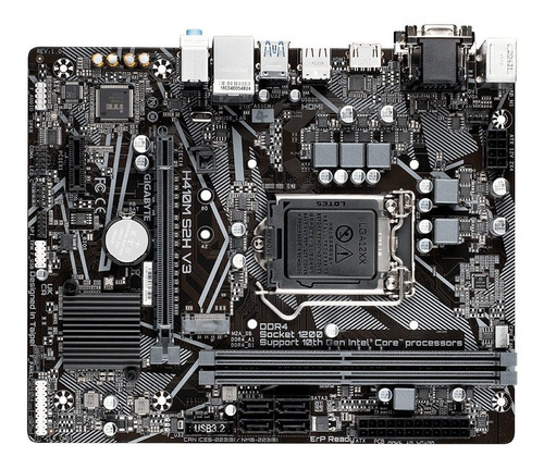 Imagen 4 de 5 de Motherboard H410m S2h V3 Gigabyte Intel S1200