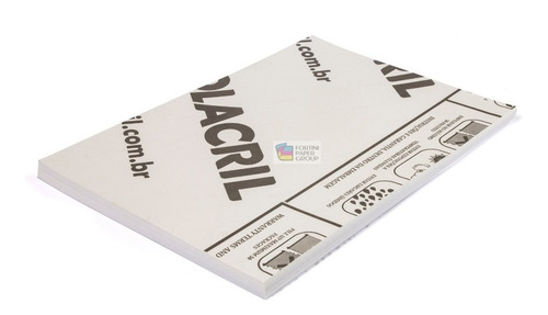100 Folhas Sulfite Adesivas A4 Shopee Ml P/ Laser E Inkjet