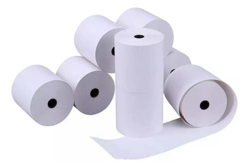 20 Rollos De Papel Termico 80mm X 80 Mts De Largo 48 Grs