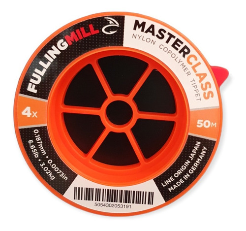 Tippet Fulling Mill Master Class 4x  Pesca Con Mosca