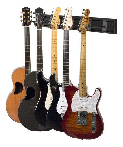 Sw5rl-b-k Guitarra Keeper Bundle Con 5 Perchas Para Guitarra