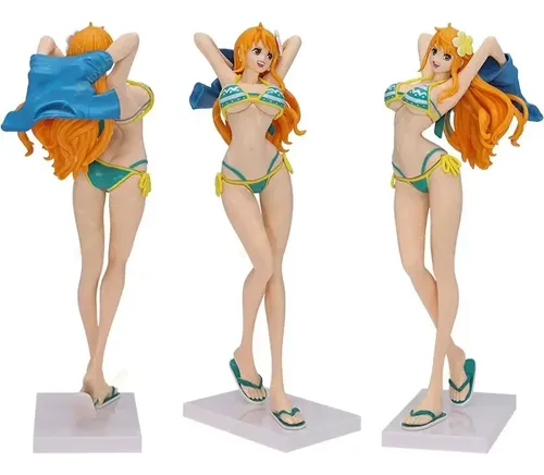A A Figure Anime Sexy Nami Maiô One Piece 21cm 2026 | Parcelamento