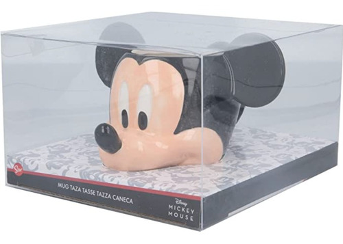 Taza Tazon Mickey Mouse Head Disney Con Caja 320ml