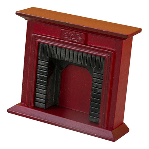 Nuevo 1/12 Mini Chimenea Diy Escena En Miniatura Modelo .
