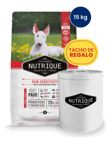 Alimento Nutrique Dog Perro Skin Sensitivity 15 kg + Regalo!