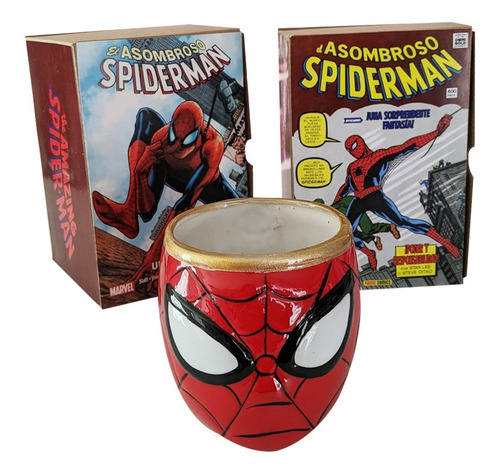 Taza  Spiderman Cerámica, 3d  (de Regalo Caja Tipo Película)