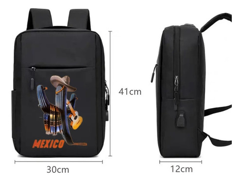 Alta Calidad Mochila Impresa, Con Cargador Usb, Mochilas