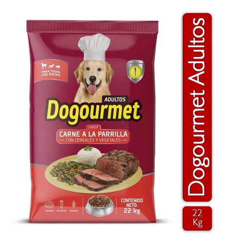 Alimento Para Perros Dogourmet Adultos Carne Parrilla 22kg