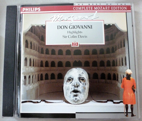 Mozart Don Giovanni Colin Davis 1 Cd Opera   (aa)