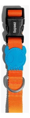 Coleira Zee Dog Gradients Solaris Para Cães M Cor Laranja-claro