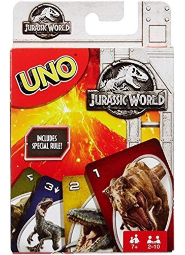 Uno Jurassic World Juego De Cartas Mattel Flk66