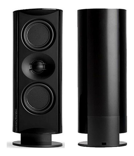 Harman Kardon Hkts Sat60 Parlantes + Base Pared, Precio Par Color Negro